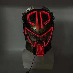 Zdel corde-<span class=keywords><strong>masque</strong></span> lumineux de manga, personnage animé, impression de film, parure d'anniversaire, de vacances, lumière Led classique, Robot luisant - Product Image 3