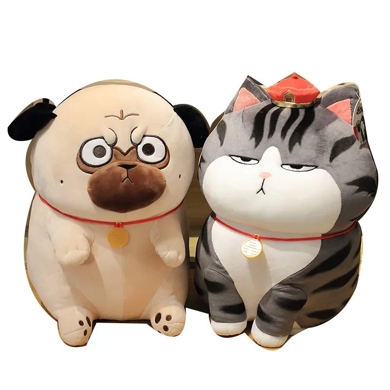 Wholesale Animal Plush Doll Funny King Cat Plush Toys Bazaar Dog Stuffed Toy As Children Custom Plush Toy Doll