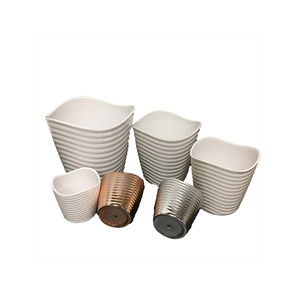 Vasos De Flores De Plástico bonito para Uso Interno Bonito Planta Artificial Plantadores Decorativos Design para Desktop ou Floor Garden Pots - Product Image 4