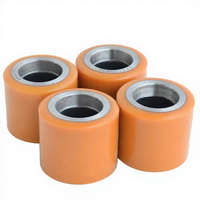 Roue de chariot élévateur 80*70-47/14MM(6204) pour transpalette manuel, roue de charge en PU 30102029
