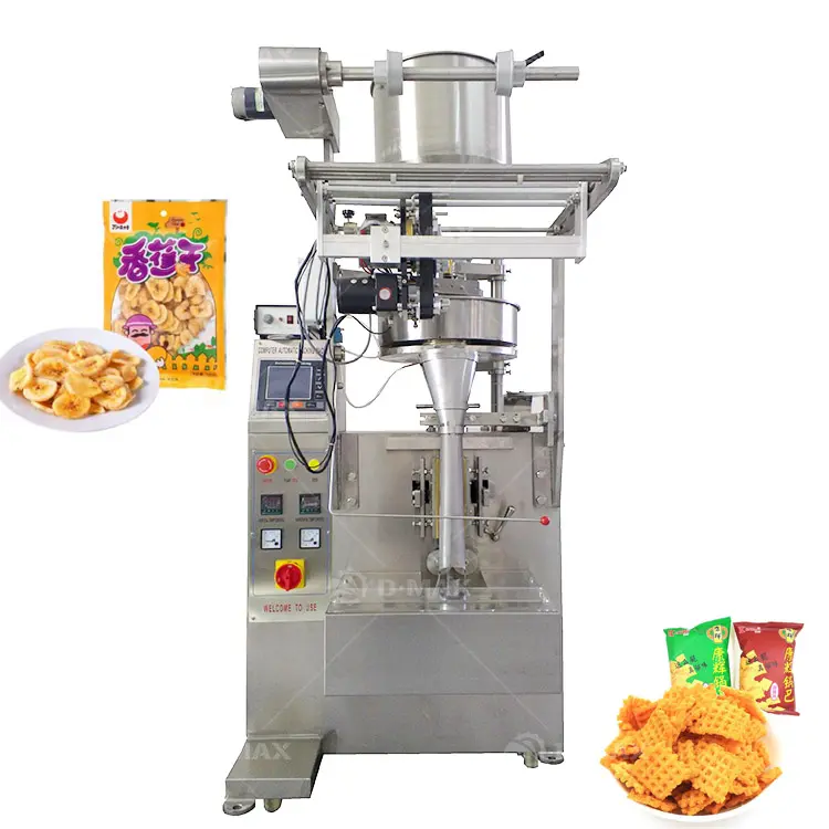 Hochleistungs-Nuss-, Trockenfrucht-, Bananenchips-Befüllmaschine kleine Süßigkeiten Granulat-Befüllmaschine Erdnusspulver-Befüllmaschinen