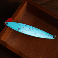 TG 25g 10cm Grande Cuillère de Pêche Métallique Colorée à Paillettes pour Lancer, Leurre Dur pour Pêche au Bar Rayé