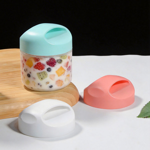 Gobelet d'emballage à emporter de 210 ml avec poignée, résistant aux hautes températures et de qualité alimentaire, pour yaourt <span class=keywords><strong>grec</strong></span> sec avec croûte - Product Image 4