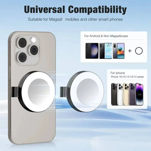 Anillo de Luz LED Magnético para Selfies con Espejo Integrado, Portátil, para Celular, Tendencia 2025 °   Flash para Teléfonos Plegables - Product Image 3