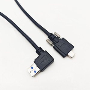 <span class=keywords><strong>USB</strong></span> 3.0 Loại C để gõ một góc cáp bên phải với vít tìm kiếm cáp cho tầm nhìn công nghiệp - Product Image 2
