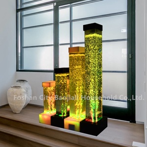 Trang Trí Trong Nhà Tầng Thường Vụ Màu Thay Đổi LED Acrylic Water Bubble Quảng Trường Cột Đèn - Product Image 6