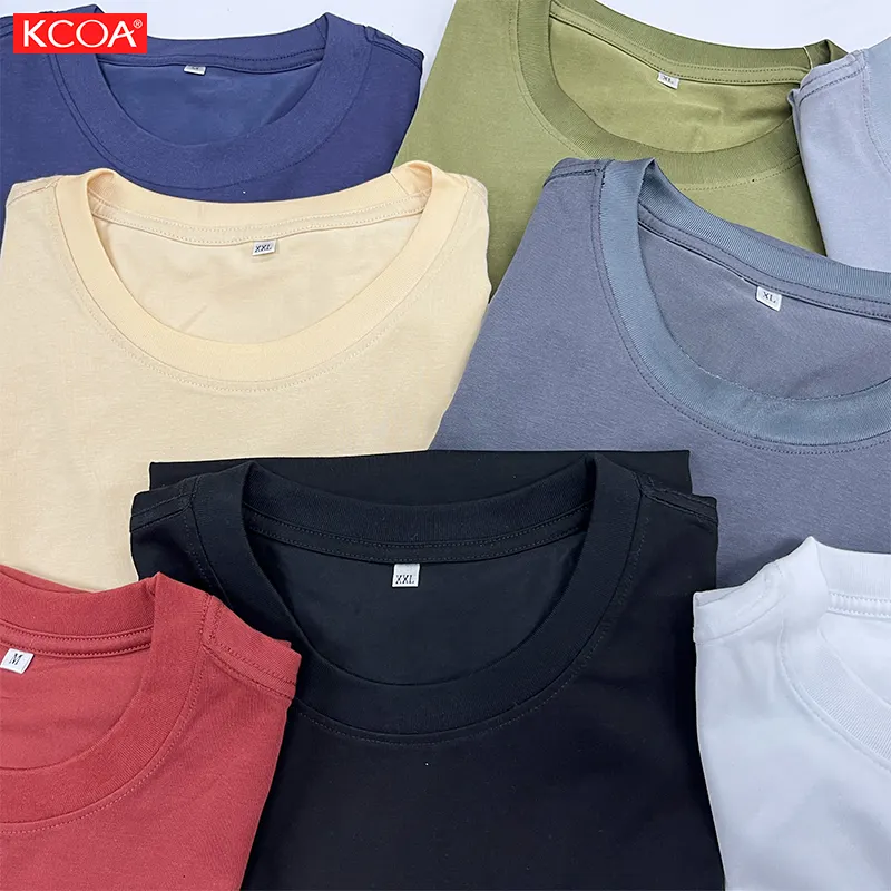 Custom Heavy 100% algodón Streetwear Oversize Heavyweight Camisetas Serigrafía Camiseta Tallas grandes Camisetas de los hombres