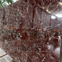 Dark Emperador Onyx Big Slab & Tile Poli Durable Sol et Mur Design pour Villa Cuisine Salon-Dougbuild