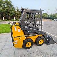 EPA Yanmar Mesin Diesel Mini Wheel Skid Steer Loader Komponen Inti PLC & Gear, Jam Kerja Panjang, Harga Kompetitif