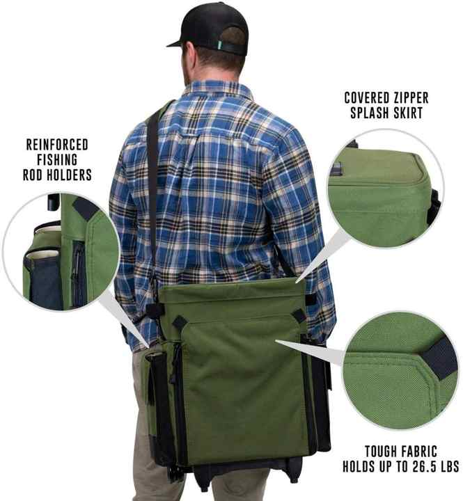 Fishing Rod Reels Hard Case - Waterproof Travel Case, Fishing Rod Carrying Bags | Zipper Fishing Tackle Storage With Removable Strap, High Capacity EVA Hard Shell For Fishing Rods Reels Tackle Storage