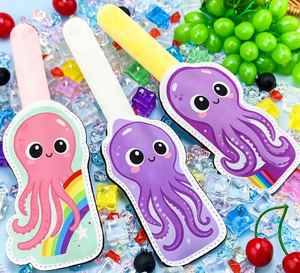 Fundas de Neopreno Reutilizables de 3mm con Diseño de Cola de Sirena para Helados, Personalizables - Product Image 3