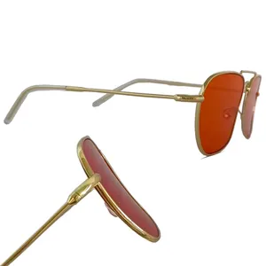新款反向橙色镜片100% 蓝光阻挡眼镜琥珀色镜片抗疲劳帮助睡眠眼镜