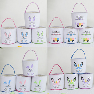 RubySub-cubo de Pascua para niños, canasto de conejo de peluche personalizado, artesanal, nuevo - Product Image 2