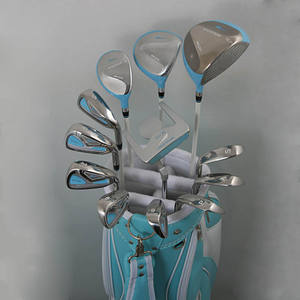 Ensemble de clubs de golf pour femmes gauchers, vente chaude personnalisée, avec poignée en caoutchouc, complet, 13 clubs, drivers - Product Image 1