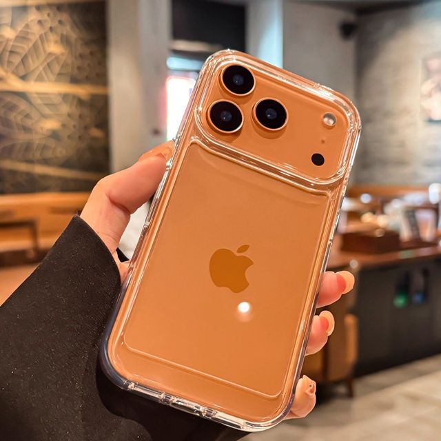Transparent TPU Phone Case for iphone 17promax 17pro 17 Full protection Anti-drop Clear Simple 17promax Case Wholesale