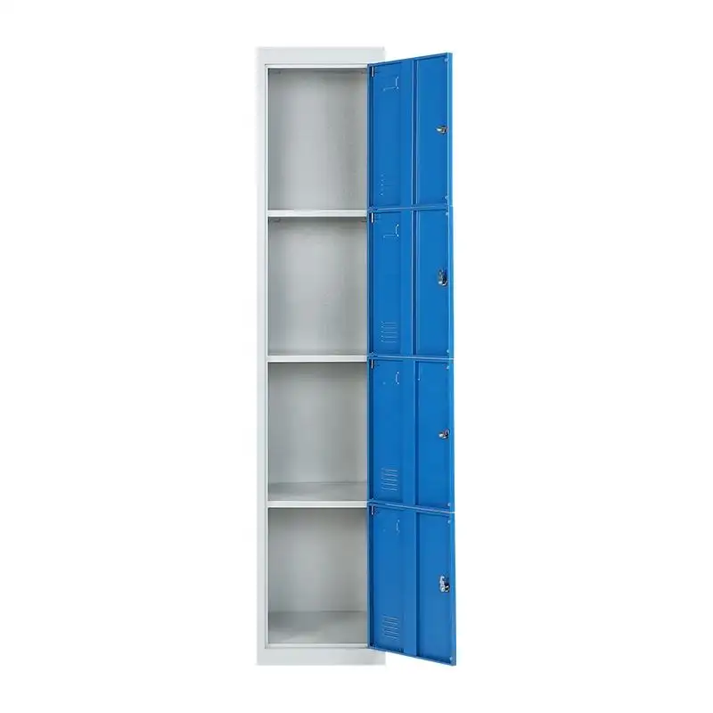 Petit casier en métal acier almirah prix simple 4 portes casier armoire acier coloré casier en métal pour salle de sport