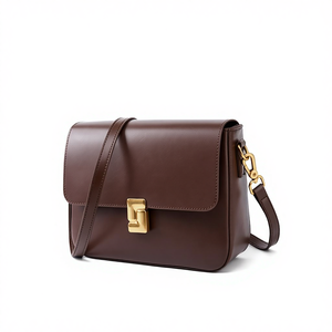 Bolsos para mujer Marca Privada Bolso Retro Quiet Luxury Piel Auténtica Logo Personalizado Fábrica Venta al por Mayor Fabricante - Product Image 3