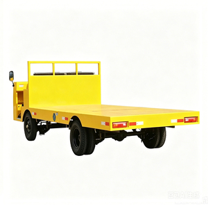 รถเข็นไฟฟ้าแบบพื้นเรียบ 220V ชาร์จไฟโดยตรง ระยะทางวิ่ง 45 กม. ยางตัน/ยางลม สำหรับขนย้ายในโรงงาน โครงสร้างเหล็กทั้งหมด - Product Image 4