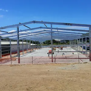 Truss Space Frame struttura in acciaio stadio di calcio/stadio struttura del tetto in acciaio officina in acciaio