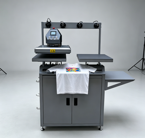 New Automatic Pneumatic Heat Press Machine with Auto Open for T-shirt Garment Heat Transfer and DTF Print Transfer