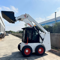Mini Caricatore Diesel Compatto 4WD con Caricatore Frontale Idraulico per Agricoltura e Costruzioni
