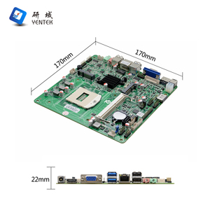 Carte mère Mini ITX X86 LGA1150 I3 I5 I7 DDR3 MSATA VGA HD LVDS Win10 RJ45 LAN COM - Product Image 3