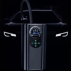 Pompa udara listrik Abs 12V kualitas tinggi kompresor udara Digital untuk mobil pompa otomatis mobil pompa udara mobil portabel untuk inflasi ban