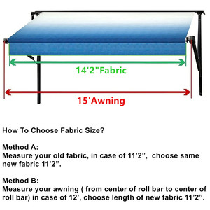 Tissu <span class=keywords><strong>de</strong></span> remplacement pour auvent <span class=keywords><strong>de</strong></span> camping-car, canopée en vinyle imperméable à l'eau pour camping-car, remorque, auvent <span class=keywords><strong>de</strong></span> maison à <span class=keywords><strong>moteur</strong></span> - Product Image 2