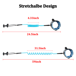Nouvelle laisse de planche de surf Sup enroulée à dégagement rapide taille laisse de Surf taille/sangle de poitrine laisses Sup libérables pour les surfeurs de rivière - Product Image 6