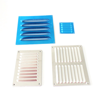 Fabricant OEM ODM Grille d'aération en aluminium pour retour d'air, grille de ventilation anti-poussière pour armoire, panneau de ventilation pour meubles
