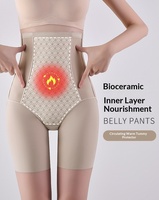 Tanga de corte alto más vendida, con encaje, efecto reductor abdominal, material de nailon, antibacteriano y transpirable.