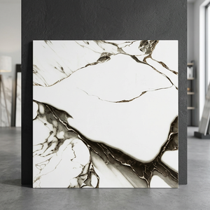 Wholesale 40x40cm Anti-Skid Digital Ceramic Floor Tiles Grey Terrazzo Design 400X400mm for Bathroom & Kitchen Use - Product Image 1