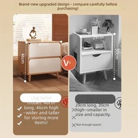 Table de chevet minimaliste moderne avec tiroir, petite table d'appoint pour chambre à coucher, organisateur de rangement pour la maison