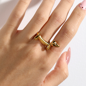 18K <b>Gold</b> Plated Stainless Steel Baroque Pearl Shell <b>Ring</b> <b>Set</b>, Irregular White Shell Statement Finger <b>Rings</b> for Women Wholesale - Product Image 5