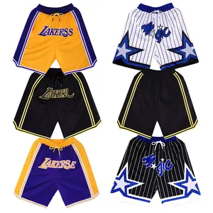 Factory Wholesale Custom Cheap Men's Loose Polyester Basketball Shorts