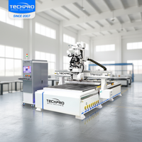 Routeur CNC pour le bois ATC, machine de découpe et de gravure, routeur CNC ATC avec changeur d'outils linéaire, lame de scie pour la découpe
