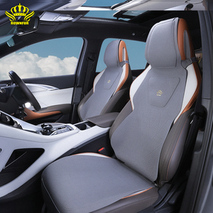 9D หุ้มเบาะรถยนต์หรูหราหนัง Pu อัตโนมัติ Sitzbezug พร้อมถุงลมนิรภัยสำหรับ Volvo Mercedes Toyota - Product Image 2