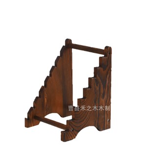 Support de rangement pour couteaux en bois, capacité 10 pièces, pour couteaux de cuisine, outils à fruits, organisation des couteaux - Product Image 4