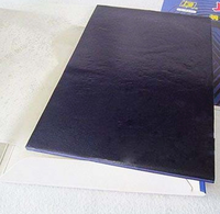 Stock de base de papier de taille double face populaire Papier filtre à charbon mince conducteur bleu