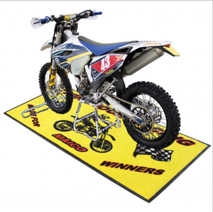 Tapis de garage personnalisé imprimé avec logo de marque publicitaire Tapis d'entrée en nylon lavable anti-dérapant durable pour moto - Product Image 3