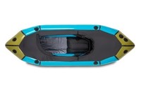 Packraft gonflable rapide 2026 pour 1 personne en PVC/TPU pour eaux vives, idéal pour la pêche et l'aventure en rivière