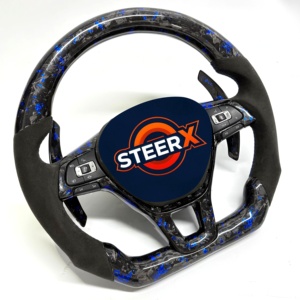Volante Deportivo en Forma de D para VW Golf, Compatible con <span class=keywords><strong>Arteon</strong></span> B8.5, Tiguan, Polo 6C, Sagitar, Passat B8 MK7, con Pantalla LED - Product Image 2