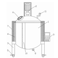 Bioréacteur en acier inoxydable de haute qualité personnalisé pour le traitement chimique industriel et de laboratoire Fournisseur fiable
