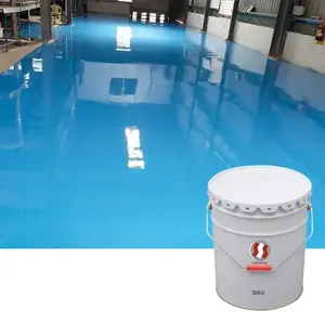 Materiale per pavimenti epossidico bianco e oro 3d adesivi per pavimenti epossidici antiscivolo materiale epossidico resistente ai prodotti chimici