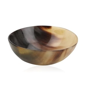 Bol en corne de buffle naturelle de style vintage, fait à la main, écologique, durable, sans danger pour les aliments, pour la décoration, le rangement et l'exposition - Product Image 2