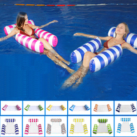 Chaise de hamac d'eau de flotteur de hamac d'eau de natation gonflable de vente chaude avec 3 tubes