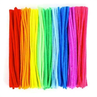 Bâtonnets torsadés colorés en gros pour fournitures de bricolage, fleurs artificielles, matériaux de nettoyage de tuyaux, bâtonnets de nettoyage de tuyaux