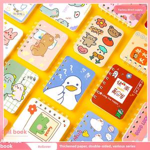 สมุดโน้ตขนาดเล็กพกพา A7 ปกกระดาษฝ้ายทำมือลายเกลียวด้านข้าง สำหรับนักเรียน ของขวัญ ไดอารี่ สมุดบันทึกสำนักงาน <span class=keywords><strong>ขายส่ง</strong></span> - Product Image 2