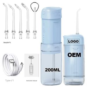 Hydropulseur Électrique Portable Étanche avec Logo Personnalisé, Dispositif de Nettoyage Dentaire Domestique - Product Image 2