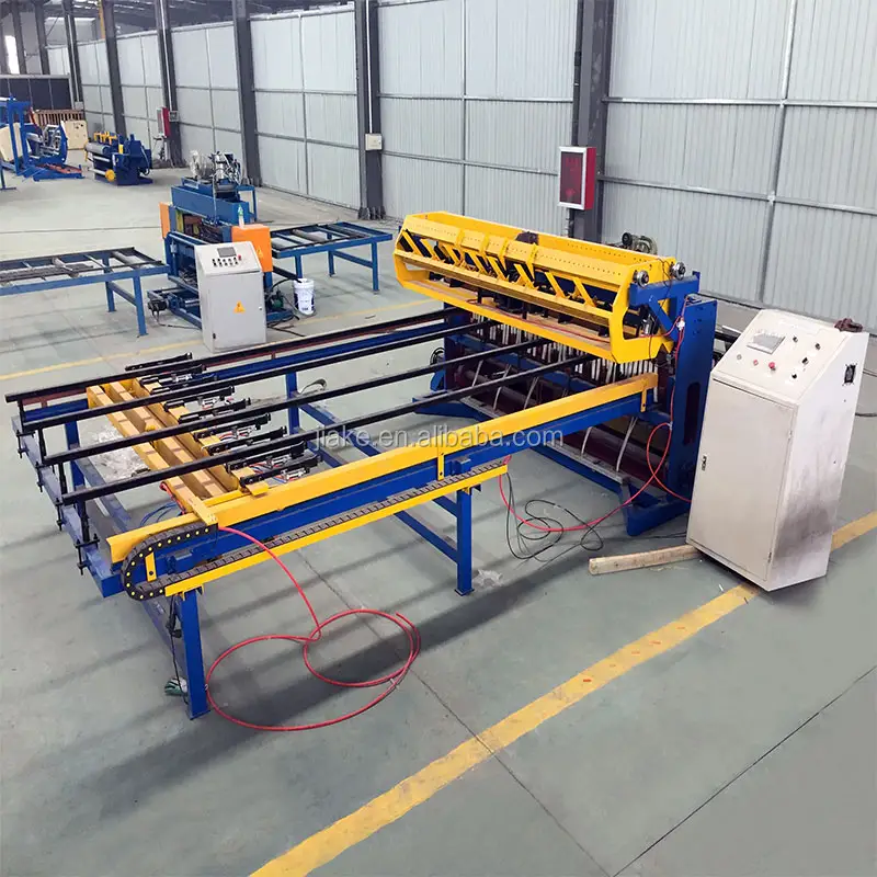 Giá tốt nhất hoàn toàn tự động Bảng điều chỉnh hàng rào & Wire Mesh Making Machine Hàn lưới máy với thành phần cốt lõi động cơ & PLC